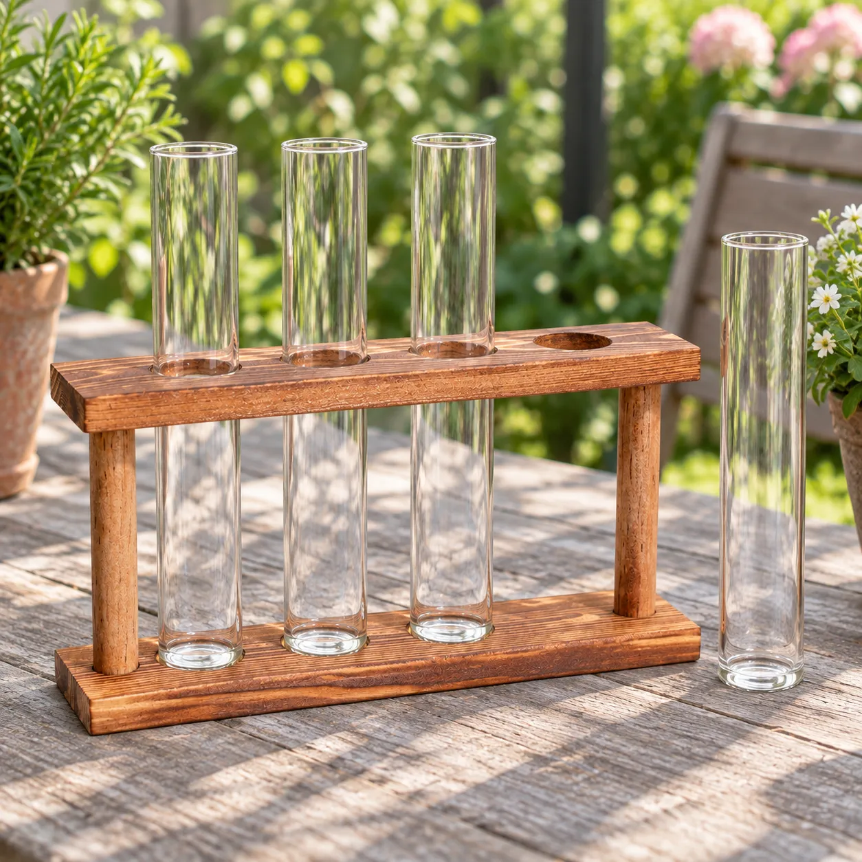 Glass Propagation Station, construction detail of the exact selected item