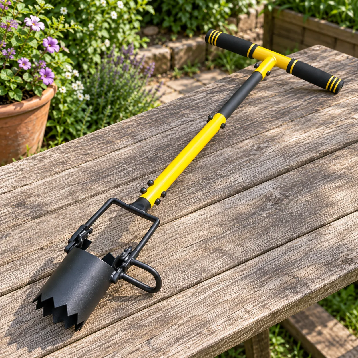 Long-Handle Bulb Planter, construction detail of the exact selected item